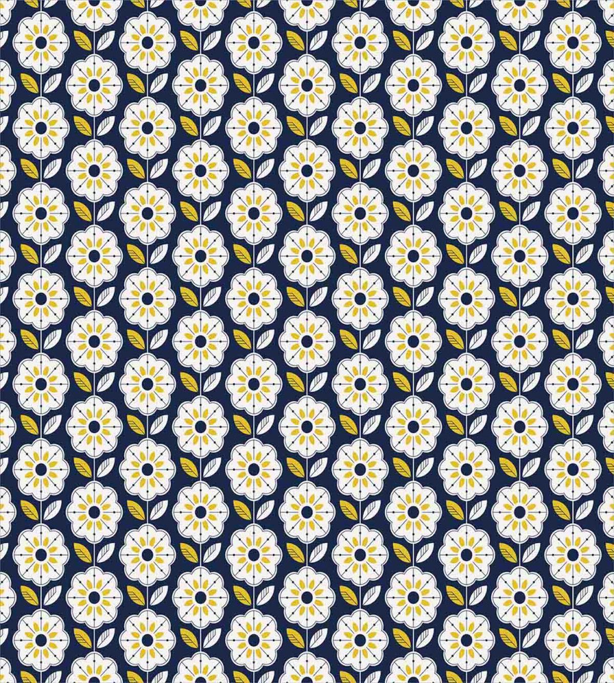 Eight-Petal Flowers — Pattern