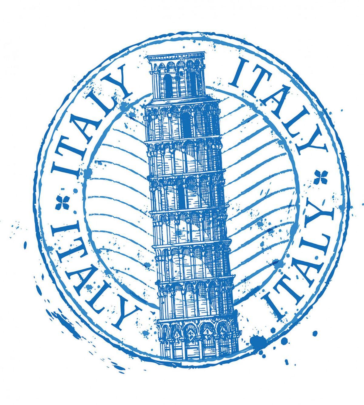 Leaning Tower Pisa Historical — Pattern