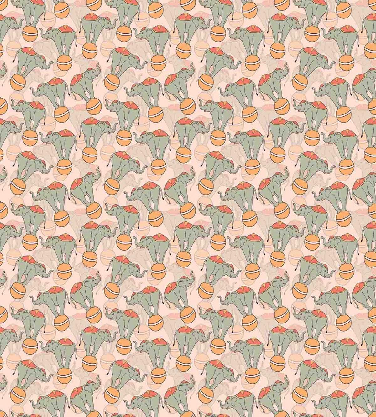 Fun Acrobat Elephants Balls — Pattern
