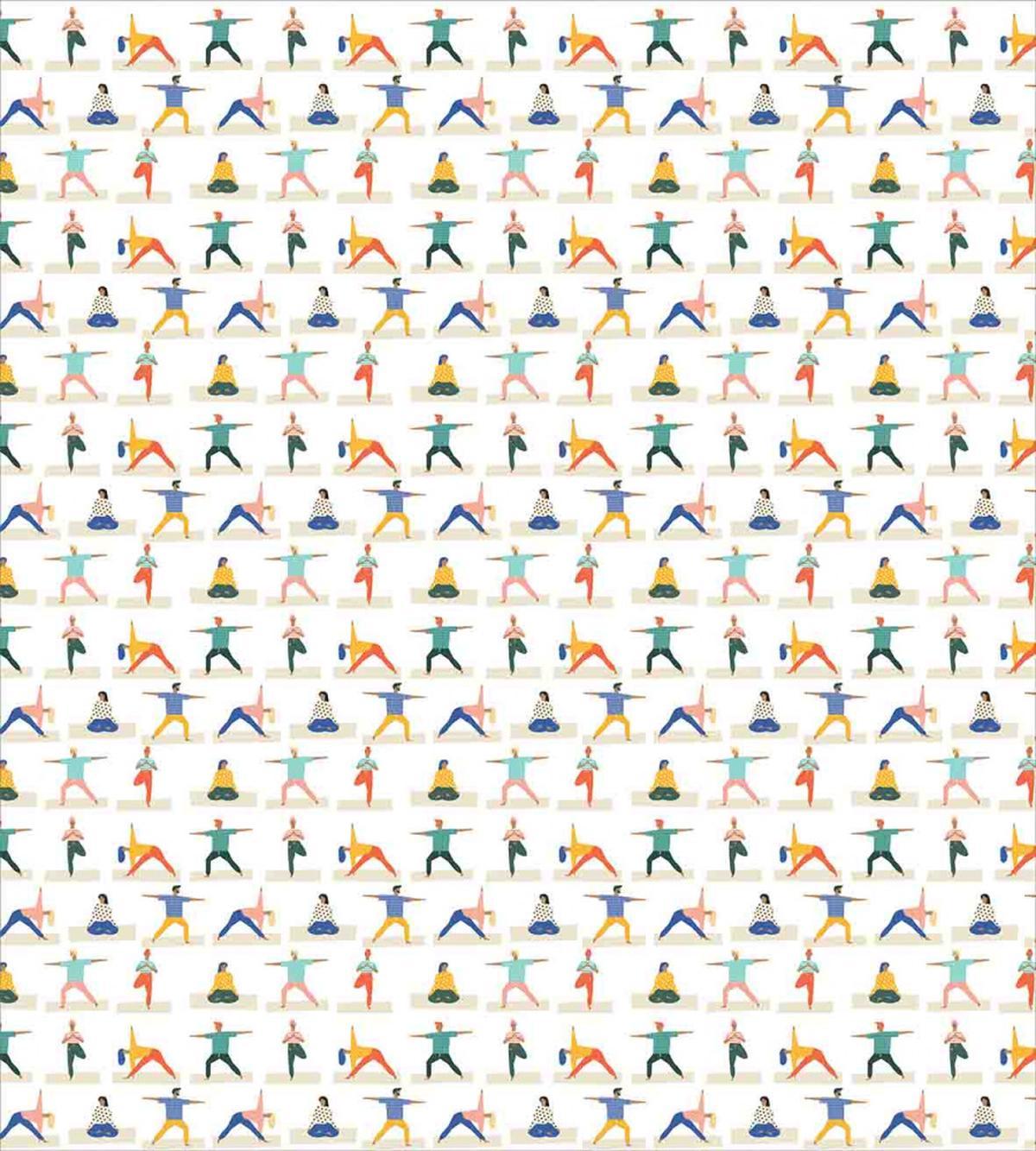 Cartoon Style People Character — Pattern