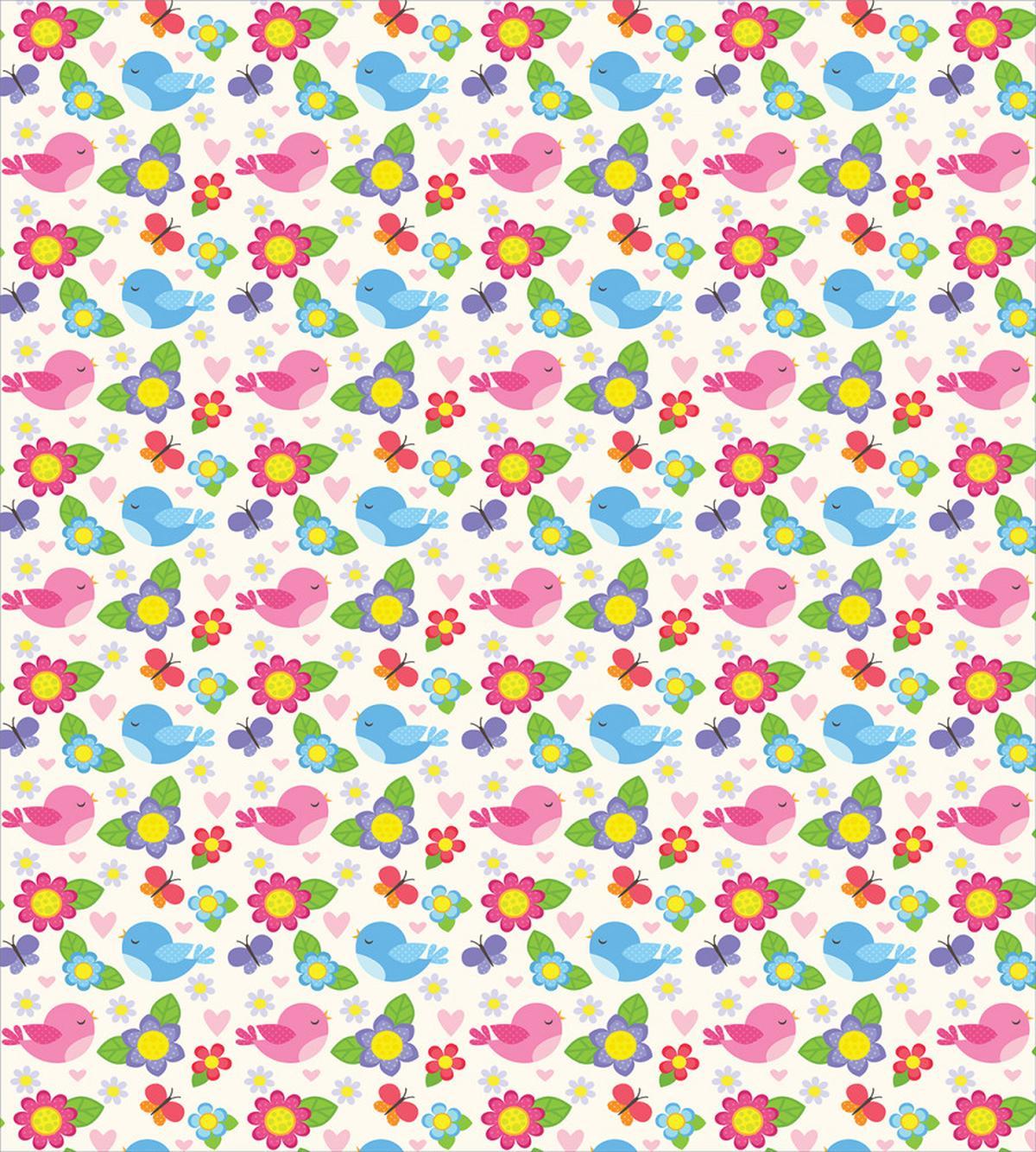 Birds Hearts Butterflies — Pattern