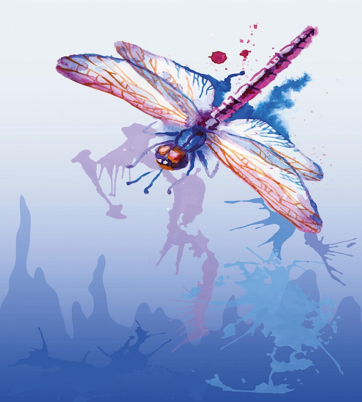 Abstract Dragonfly — Pattern