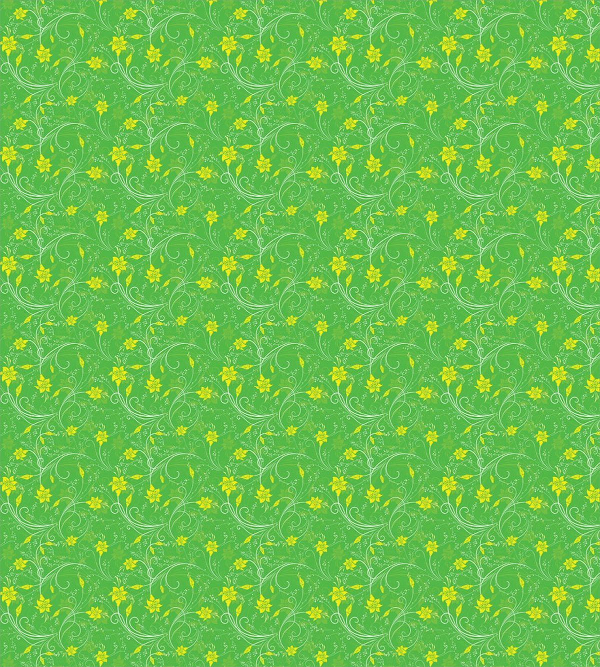 Swirled Lines with Blossom — Pattern
