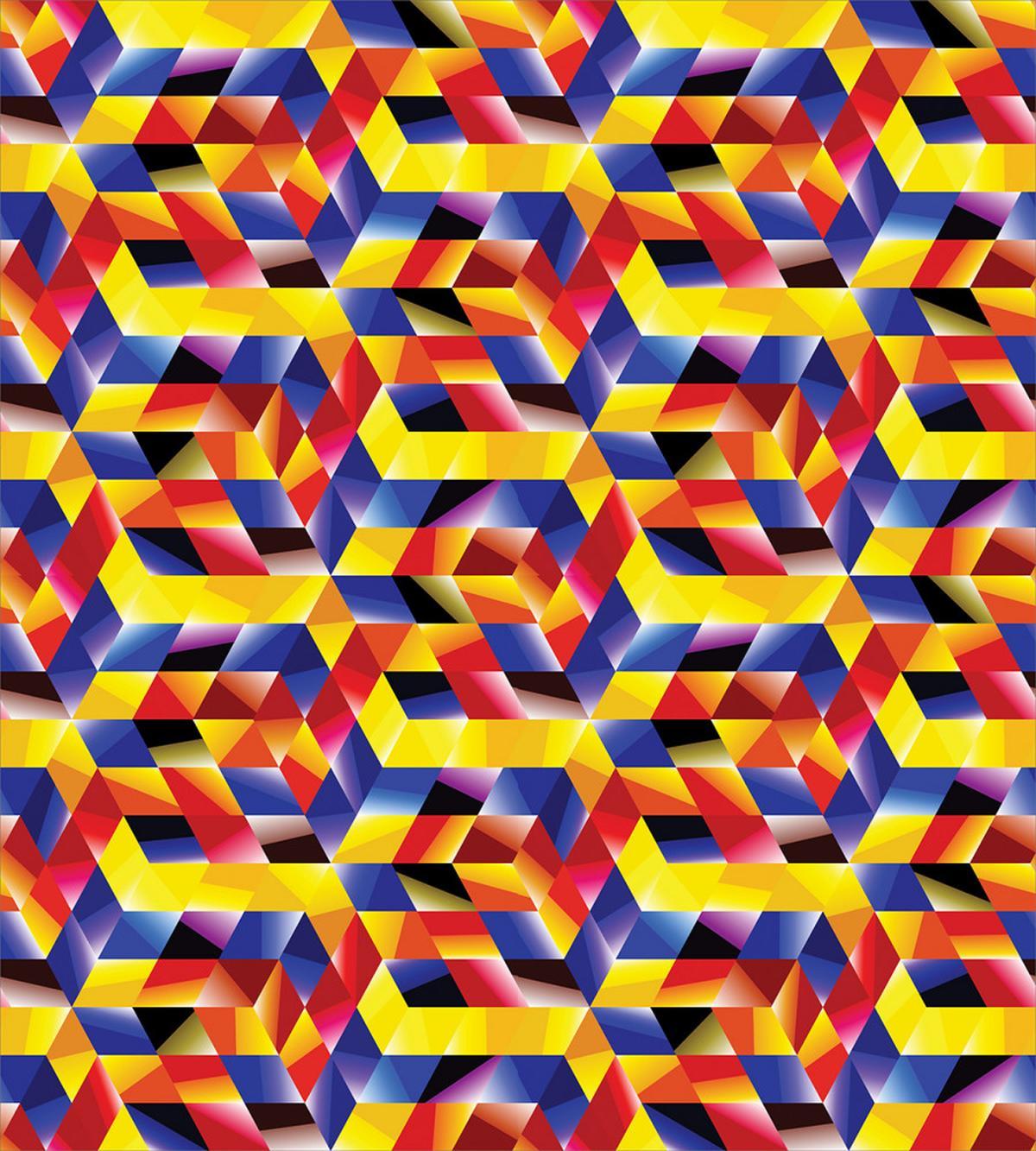 Vibrant Mosaic Forms — Pattern