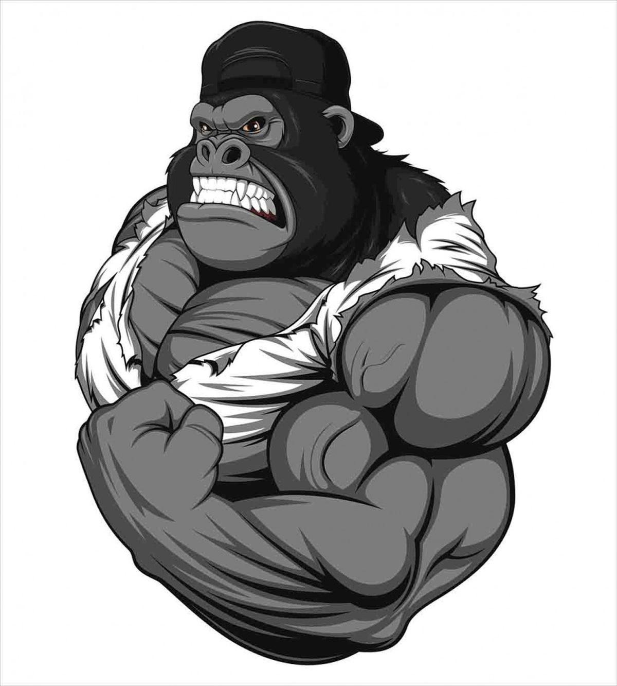 Animal Athlete Gorilla — Pattern
