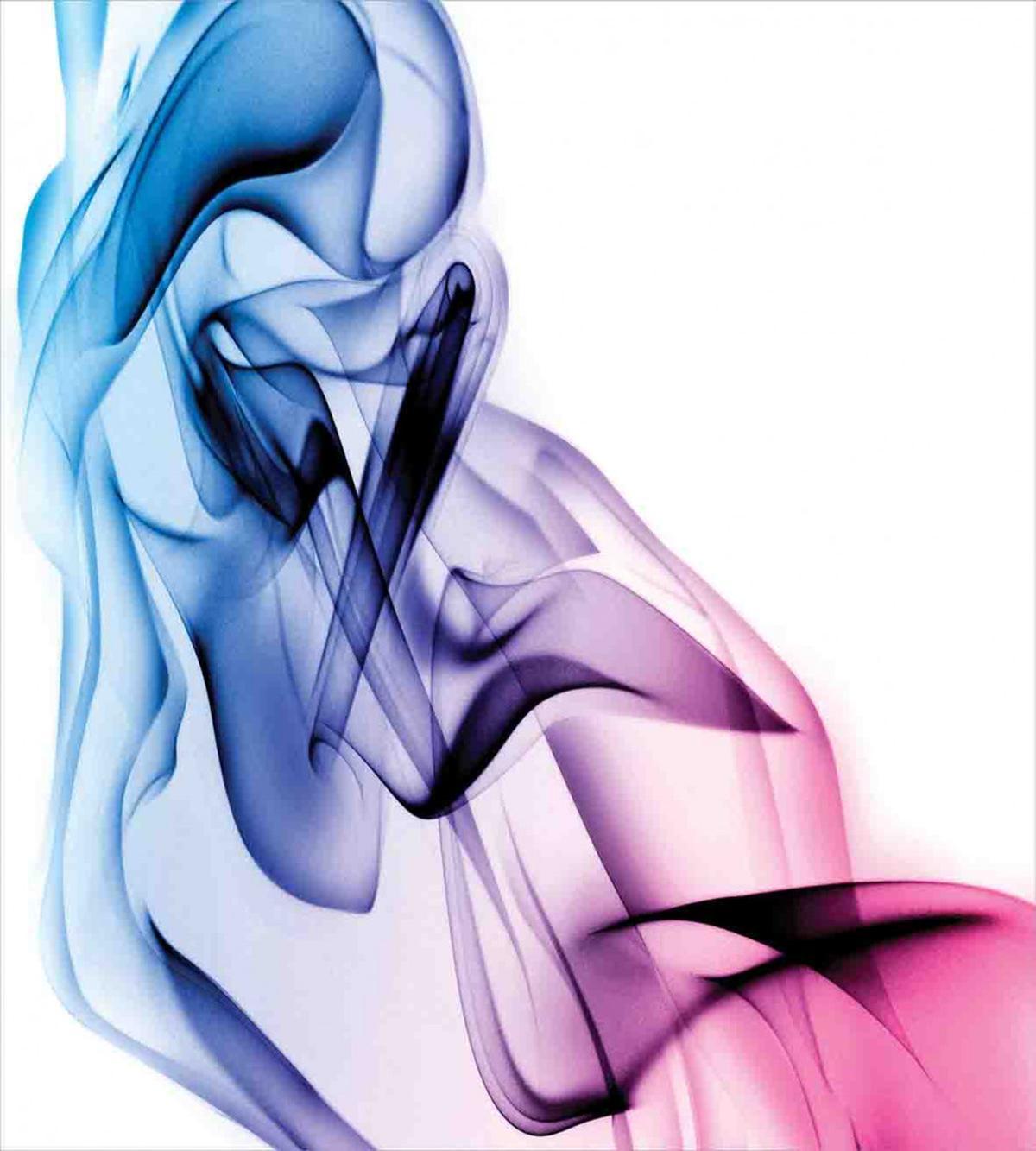 Colorful Smoke Flow — Pattern