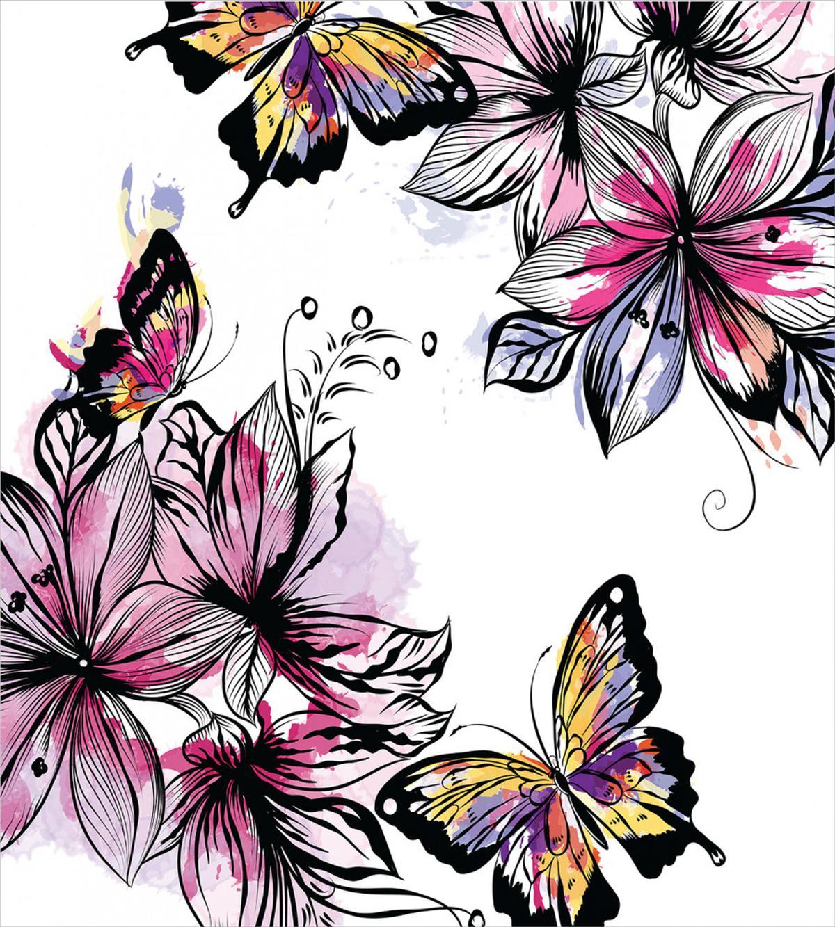 Blooms Botany Colorful — Pattern