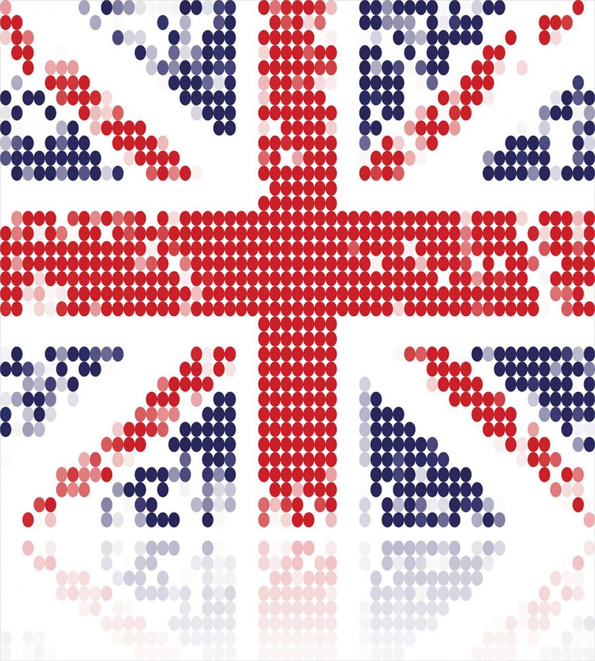 Grunge Kingdom Flag — Pattern