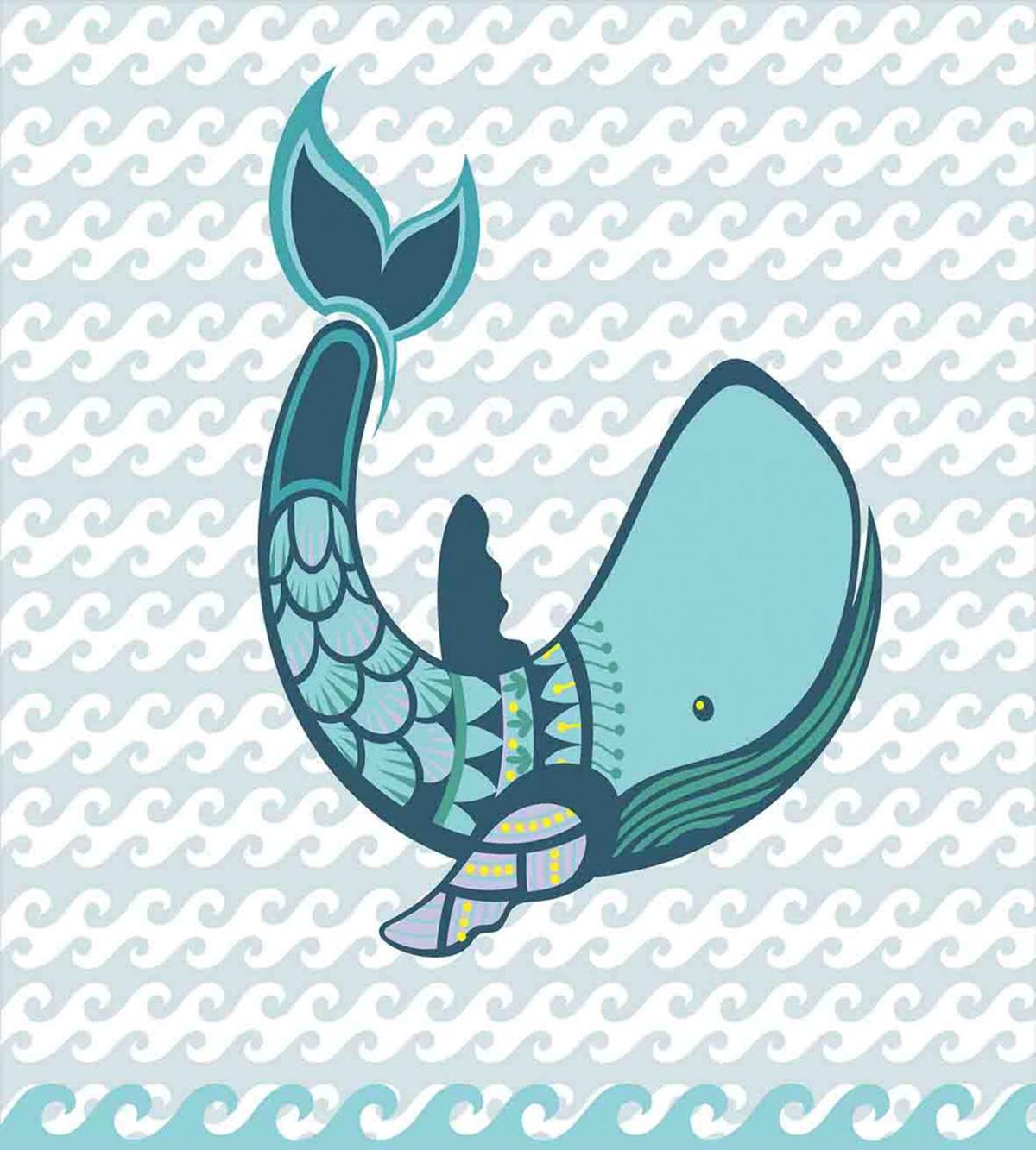 Happy Smiley Whale — Pattern