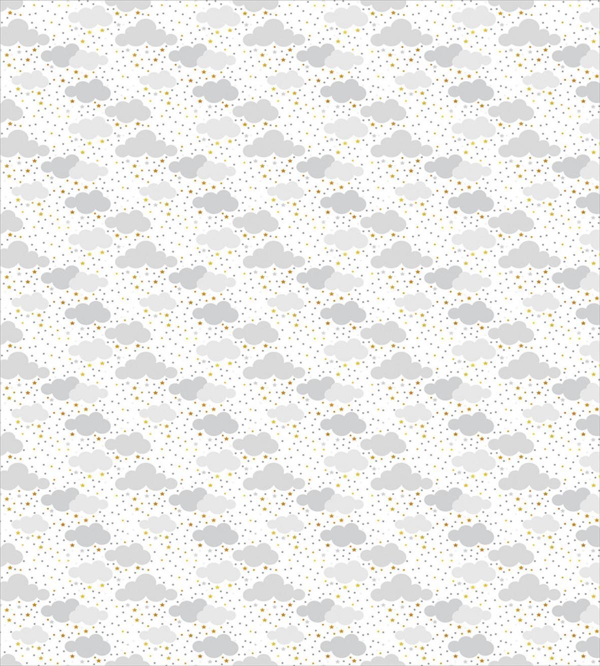 Dreamy Sky with Dots Stars — Pattern