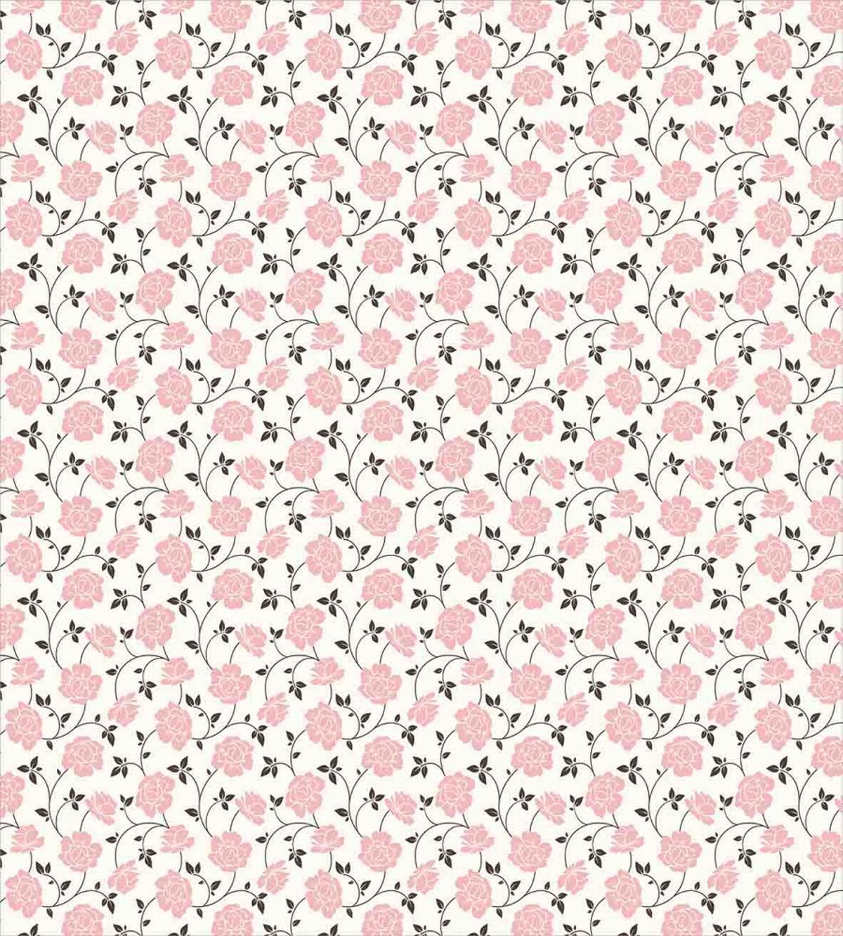 Pink Roses and Peonies — Pattern