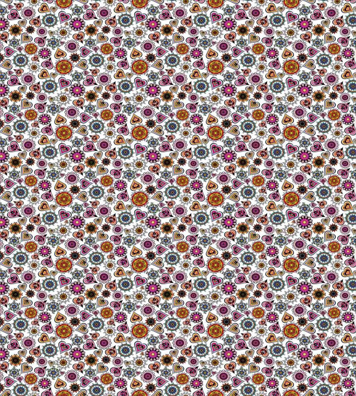 Colorful Romantic Motifs — Pattern