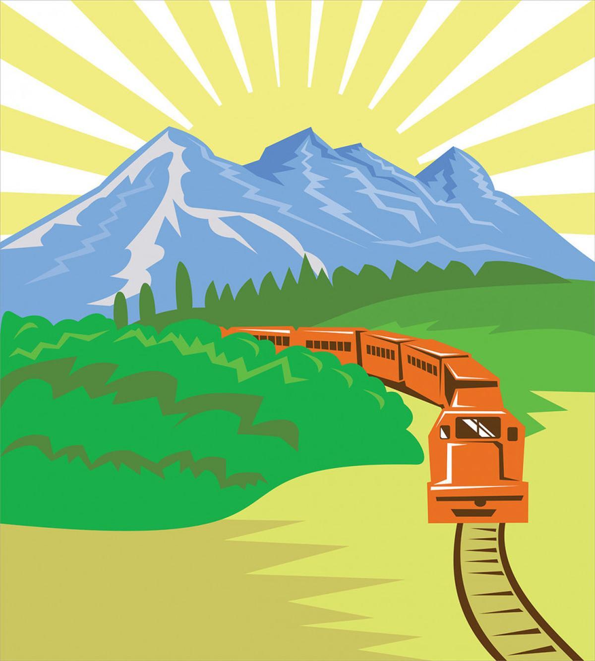 Forest America Countryside — Pattern