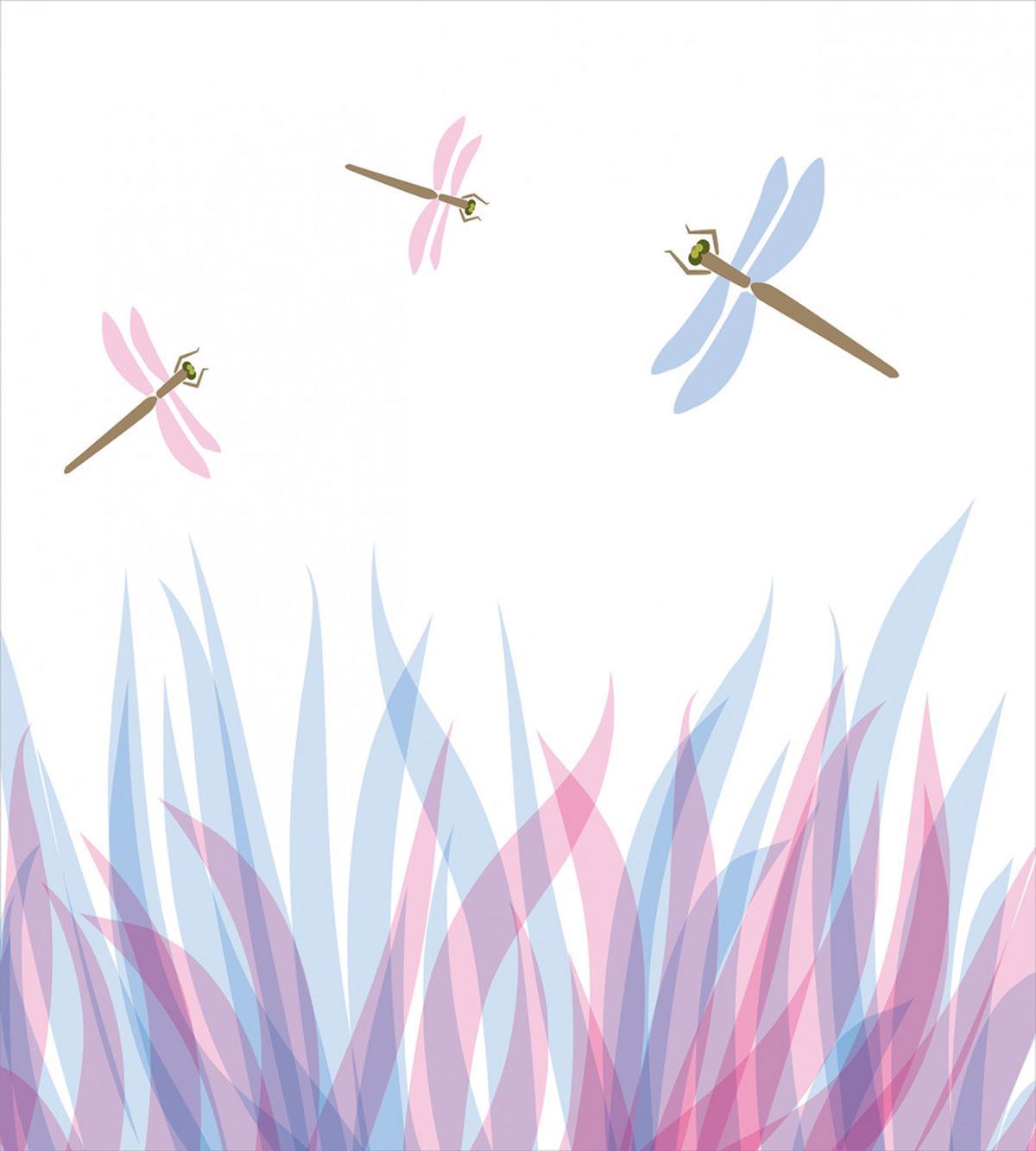 Dragoflies on Flame — Pattern
