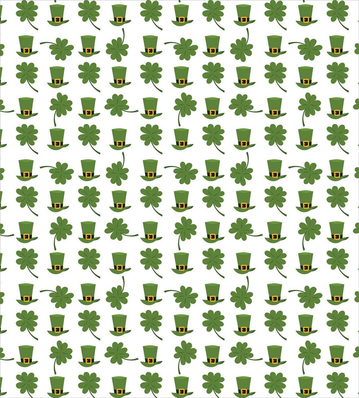 Leprechaun Hat and Shamrock — Pattern
