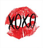 Lips Pattern with Love Kisses