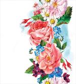 Roses Daisies Garden