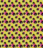 Afro Girls Polka Dots 80s artwork