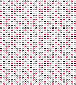 Red Zig Zags Chevron