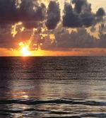 Sunrise Clouds Cancun