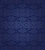 Blue Floral Old Design