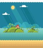 Tropical Islands Ocean artwork