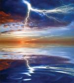 Thunder over Sea Storm