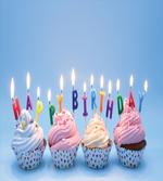 Cupcakes Letter Candles