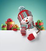 Snowman and Boxes