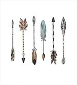 Tribal Arrows Drawn by Hand