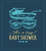 Vintage Boy Stroller