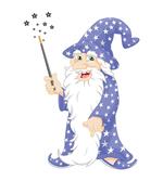 Laughing Old Magician