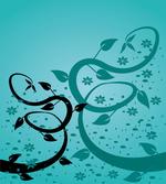 Floral Winding Tendrils