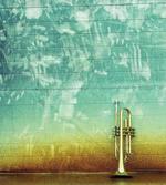 Old Worn Trumpet Grungy
