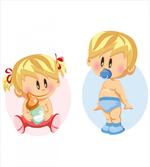 Happy Babies Playing