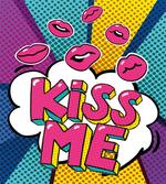Word Bubble Pop Art Style