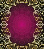 Purple Frame Curls