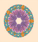 Rotating Zigzag Lines