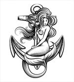 Long Haired Siren Design