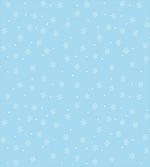Soft Snowfall on Blue