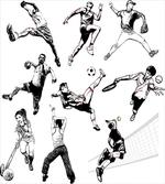 Various Sports Athletes