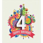 4 Years Old Colorful