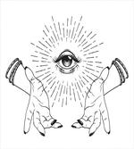 Mystical Themed Sketch Eye