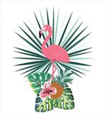 Pineapple Flamingo Botany