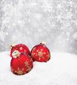 Baubles on Snowflake