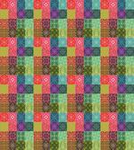 Damask Squares Cubist