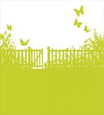 Garden Lawn and Gate Rural
