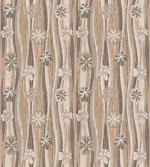 Flowers on Wavy Stripes