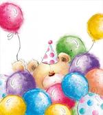 Sketchy Bear Balloons