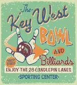 Vintage Bowling Poster